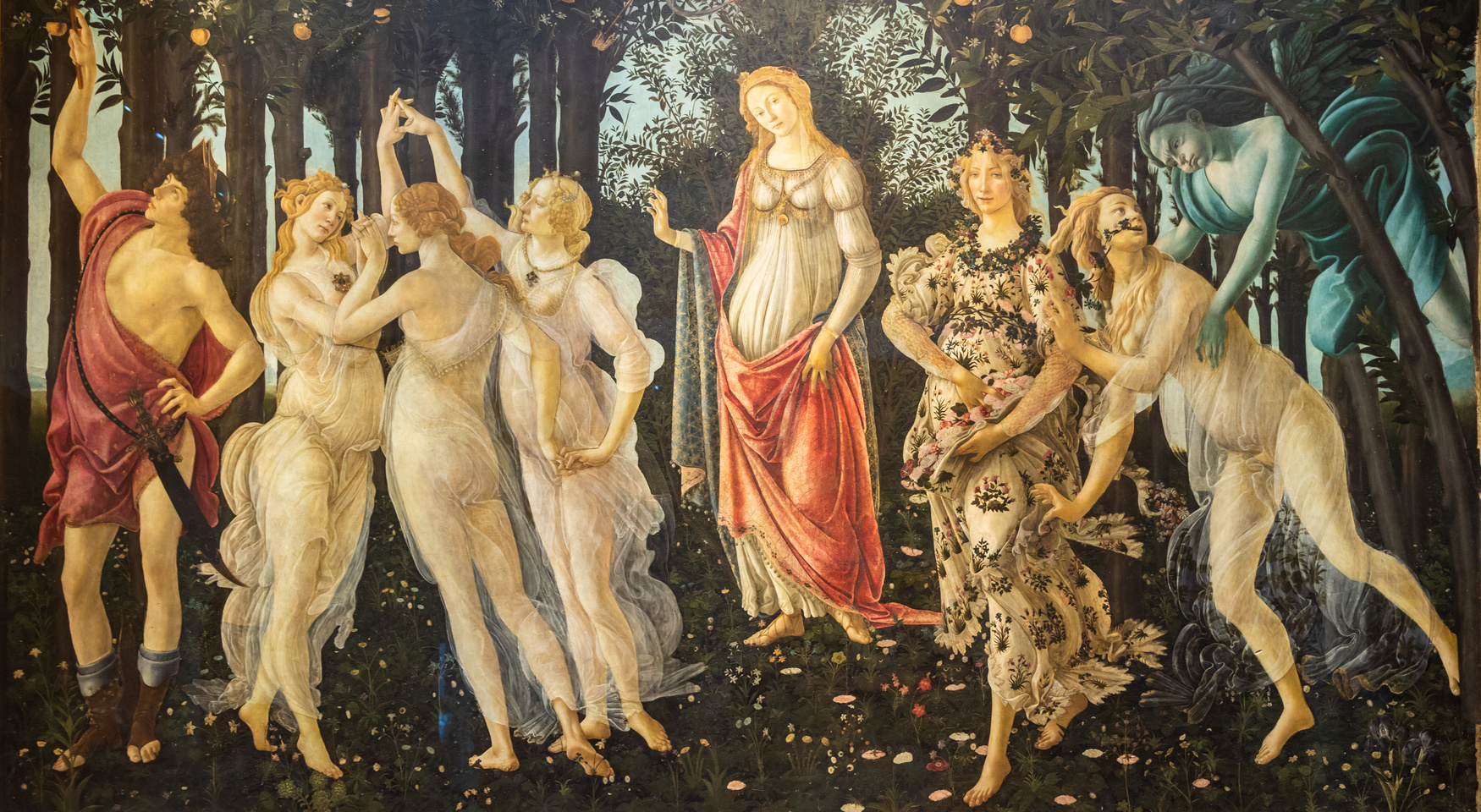 Alessandro Botticelli - Spring, 1480. Renaissance Art in Uffizi