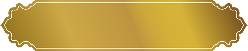 golden islamic ribbon frame