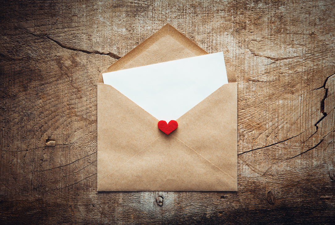 Love letter envelope